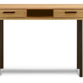 KONSIMO Písací stôl FRISK dub antracit 100 x 75 x 48 cm obrázok