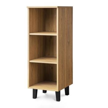 KONSIMO Regál FRISK 3 police dub čierna 40 x 117 x 46 cm obrázok