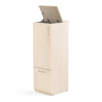 Kôš na triedenie odpadu FAHRENHEIT, 1 zásuvka, breza, 1 kôš + 21 L box obrázok