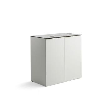 Koše na triedenie odpadu CELSIUS, biely, 120L + 90L kôš, 21L + 10L box obrázok