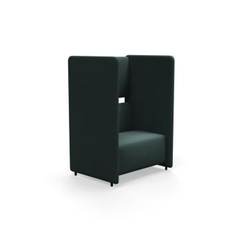 Kreslo CLEAR SOUND, 1,5-miestne, látka Focus Melange, zelená obrázok