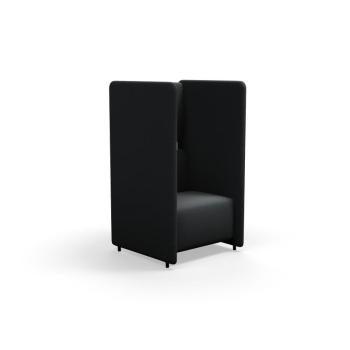Kreslo CLEAR SOUND, 1-miestne, látka Pod CS, antracit obrázok