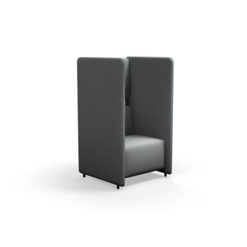 Kreslo CLEAR SOUND, 1-miestne, látka Pod CS, striebornošedá obrázok