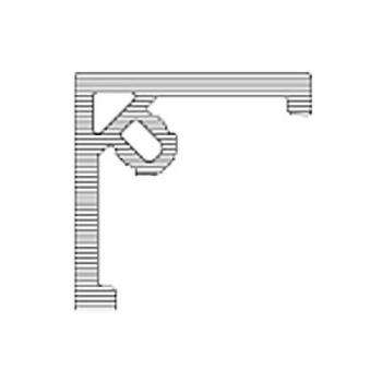 Krycí profil sladkého drievka 9571 502 určený pre 9564, 50x50x3000 mm, TWINSON O-WALL obrázok