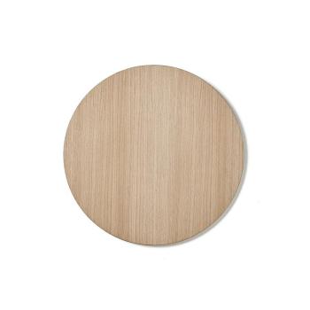 Magnetická nástenka CARLY, Ø 450 mm, dub obrázok