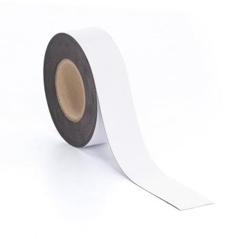 Magnetická páska, Š 50 x D 20000 mm, biela obrázok