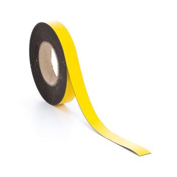 Magnetická páska s vinylovým povrchom Š 25 x D 2000 mm, žltá obrázok