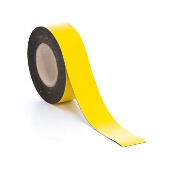 Magnetická páska s vinylovým povrchom Š 50 x D 2000 mm, žltá obrázok