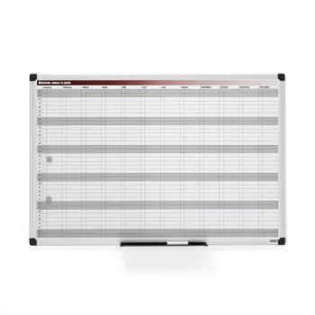 Magnetická plánovacia tabuľa MABEL, ročná, 900x600 mm obrázok