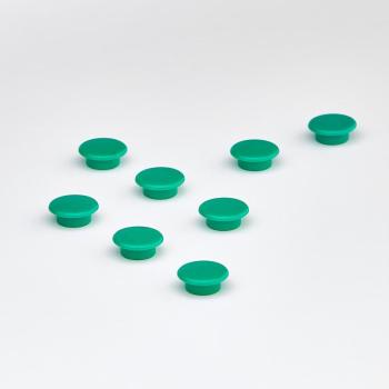 Magnetky, 8 ks, Ø 20 mm, zelené obrázok