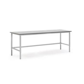 Manuálne výškovo nastaviteľný dielenský stôl MOTION, nosnosť 400 kg, 2000x800 mm obrázok