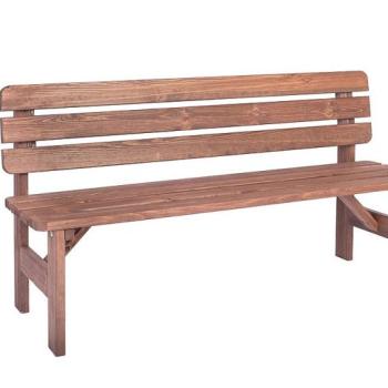 Masívná lavica z borovice drevo moderené 30 mm (rôzne dĺžky) 180 cm obrázok