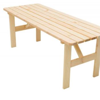 Masívny stôl z borovice drevo 30 mm (rôzne dĺžky) 200 cm obrázok