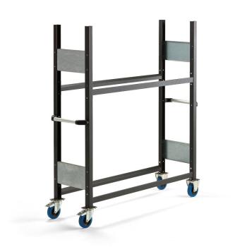 Mobilný regál na pneumatiky, nosnosť 400 kg, 1645x1550x475 mm obrázok