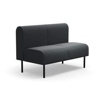 Modulárna pohovka VARIETY, 2-miestna, látka Pod CS, antracit obrázok