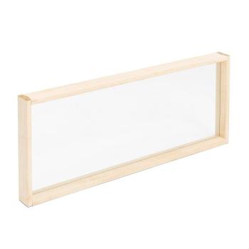 Nadstavec na akustické paravány DUO, Š 1000 mm, sklo/ sklo obrázok