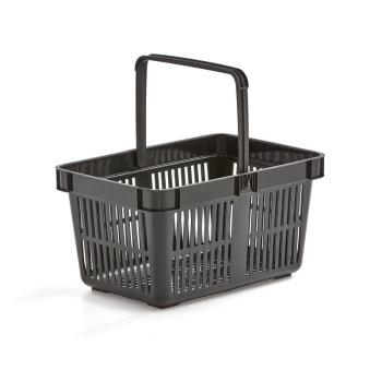 Nákupný košík, 27 L, 480x330x250 mm, čierny obrázok