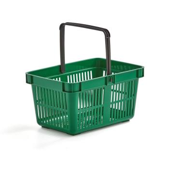 Nákupný košík, 27 L, 480x330x250 mm, zelený obrázok