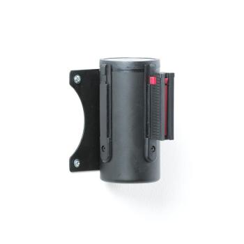 Nástenná bariérová kazeta, D 2300 mm, čierna, červeno-biela páska obrázok