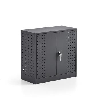 Nástenná skrinka na náradie PROVIDE, 710x735x380 mm, tmavošedá obrázok