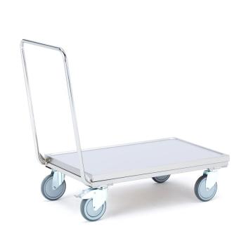 Nerezový plošinový vozík CONVOY, nosnosť 250 kg, 900x550 mm obrázok
