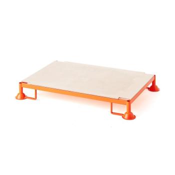 Oceľová paleta s preglejkovou platformou, 1200x800x160 mm, nosnosť 500 kg obrázok