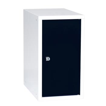 Odkladacia skrinka CUBE, biela/čierna, 450x250x400 mm obrázok
