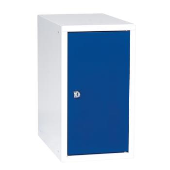 Odkladacia skrinka CUBE, modrá / biela, 450x250x400 mm obrázok