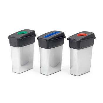 Odpadkové koše na triedenie odpadu Easton, 3 x 55 L obrázok