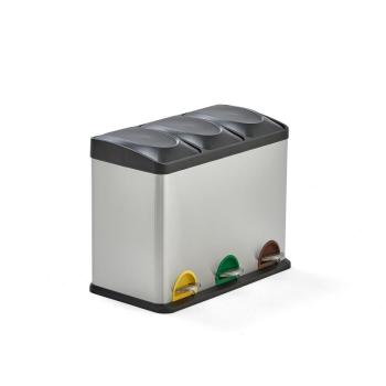 Odpadkový kôš na triedenie odpadu ADDISON, 45 L (3x15L nádoba) obrázok