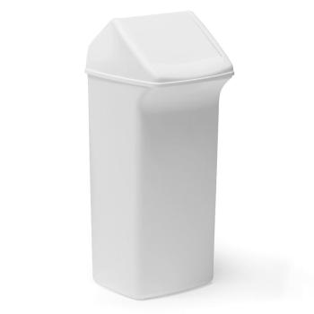 Odpadkový kôš na triedenie odpadu ALFRED, 40 L, biely vrchnák obrázok
