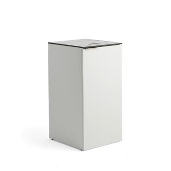 Odpadkový kôš na triedenie odpadu CELSIUS, biely, 1 x 120 L kôš obrázok