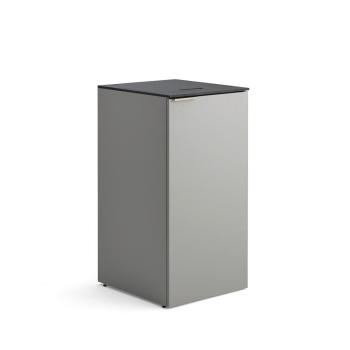 Odpadkový kôš na triedenie odpadu CELSIUS, šedý, 90 L kôš + 21 L box + 10 L box obrázok