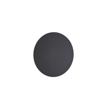 Okrúhla sklenená magnetická tabuľa CAROL, Ø 450 mm, čierna obrázok