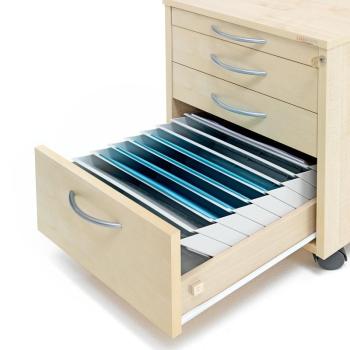 Organizér na A4 výsuvný, vhodný do hlbokej zásuvky kontajnera obrázok
