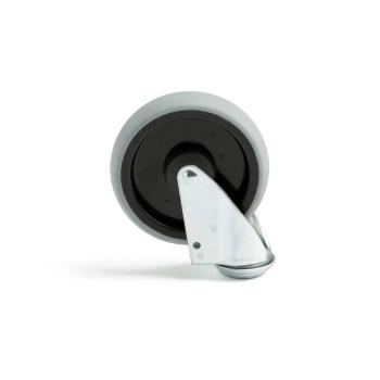 Otočné gumové koliesko, 125x32 mm, nosnosť 100 kg obrázok