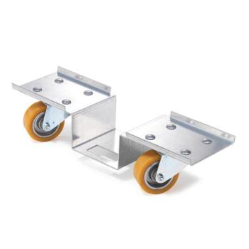 Paletové kolieska s guličkovým ložiskom, Ø kolies 100 mm, nosnosť 2000 kg obrázok