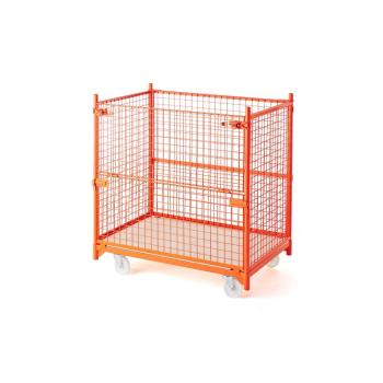 Paletový kontajner s kolieskami, nosnosť 750 kg, vnútorná výška 1000 mm obrázok