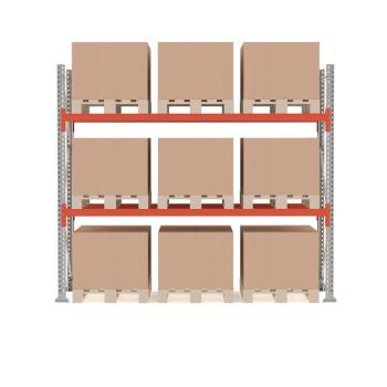 Paletový regál ULTIMATE, základná sekcia, 9 paliet, 2500x2750x1100 mm obrázok