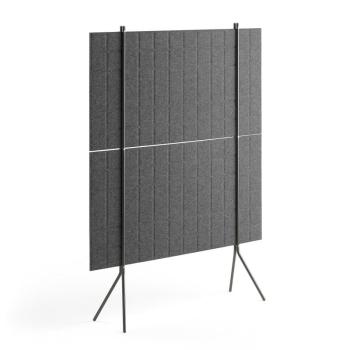 Paraván SPLIT, 1200x1500 mm, tmavo šedý obrázok
