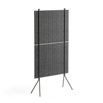 Paraván SPLIT, 800x1500 mm, tmavo šedý obrázok