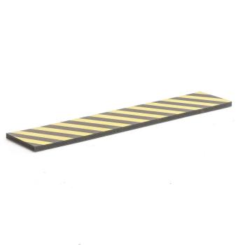 Penová ochrana 1200x250mm, hrúbka 25mm, čierno/žltá obrázok