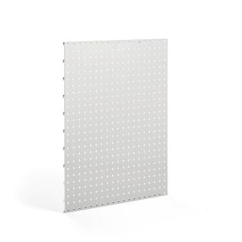 Perforovaný panel na náradie, 938x708 mm, šedý obrázok