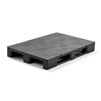 Plastová paleta, 1200x800 mm, 3500 kg,čierna obrázok