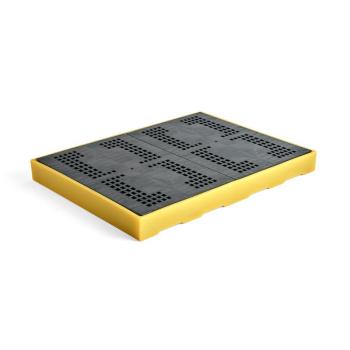 Plastová záchytná paleta na 4 sudy, 150x1660x1260 mm obrázok