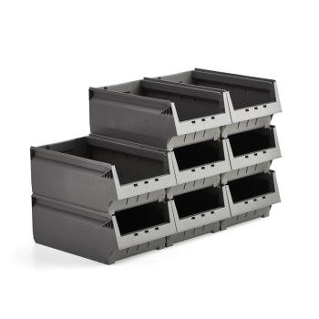 Plastové boxy AJ 9000, séria-71, 500x310x200 mm, 8 ks, grey obrázok