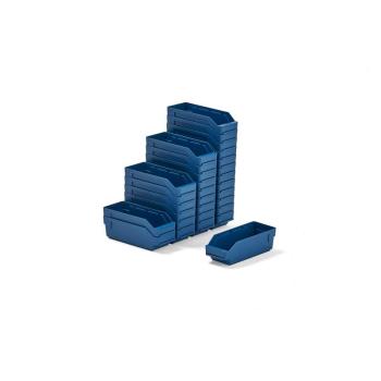 Plastové boxy na súčiastky REACH, 300x120x95 mm, 30 ks, modré obrázok