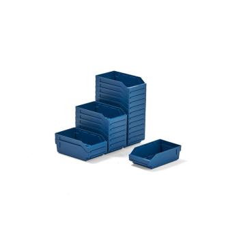Plastové boxy na súčiastky REACH, 300x180x95 mm, 20 ks, modré obrázok