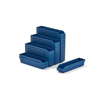 Plastové boxy na súčiastky REACH, 500x120x95 mm, 30 ks, modré obrázok
