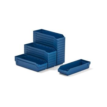 Plastové boxy na súčiastky REACH, 500x180x95 mm, 20 ks, modré obrázok
